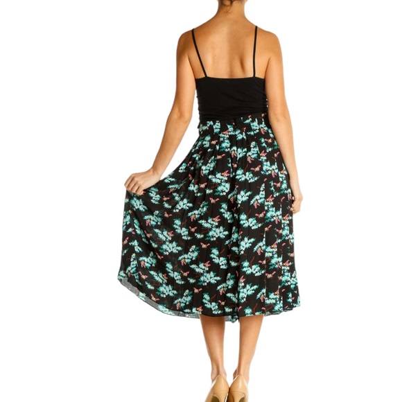 J. Crew Botanical Bees Pleated Midi Skirt - 4 - Picture 4 of 15